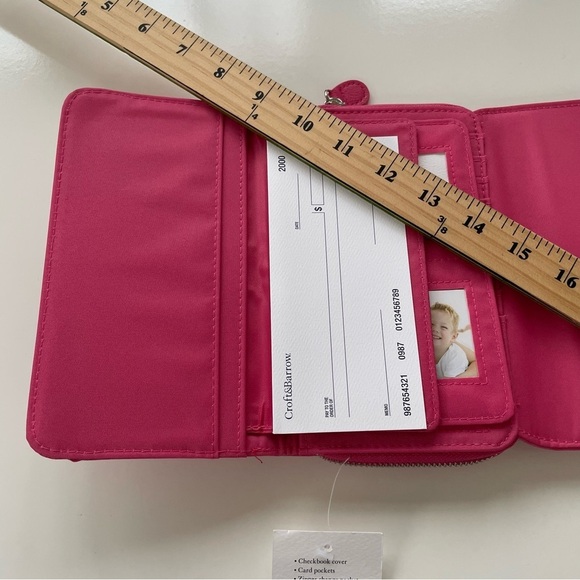 Croft & Barrow Hot Pink Safe Keeper RFID-Blocking Wallet Clutch, New with Tags! - Picture 8 of 9